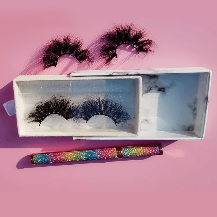 

Own brand custom lash box 3d bottom full strip mink lashes dramatic mink eyelashes vendors 3d 25mm mink eyelash, Black /clear/brown