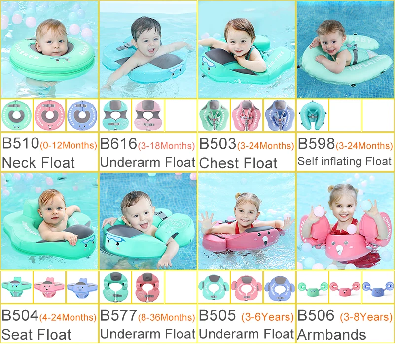 mambo baby swim ring float