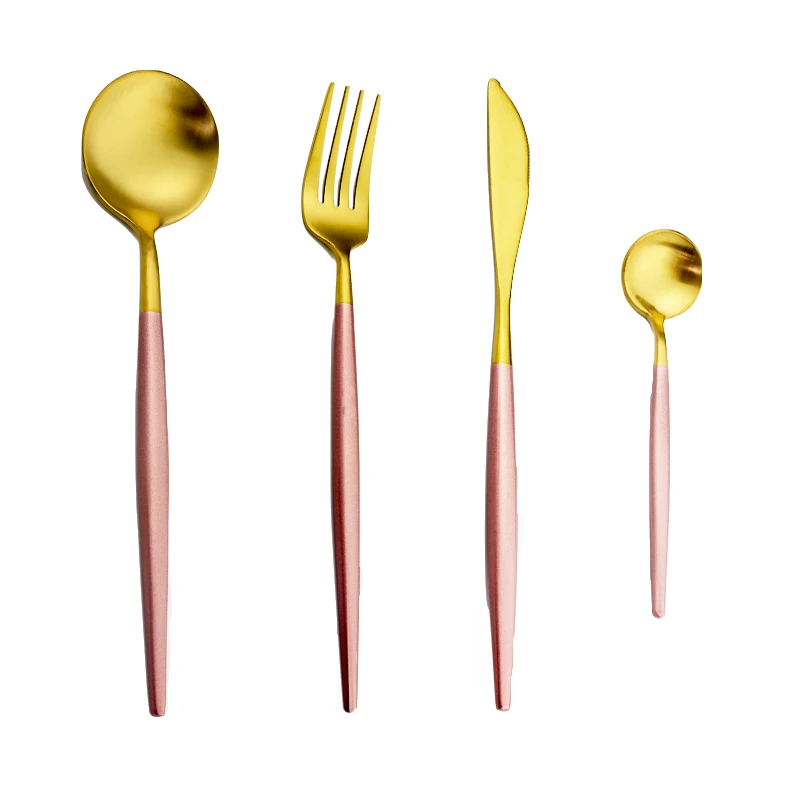 

eco friendly reusable stainless steel kitchen cookware flatware sets