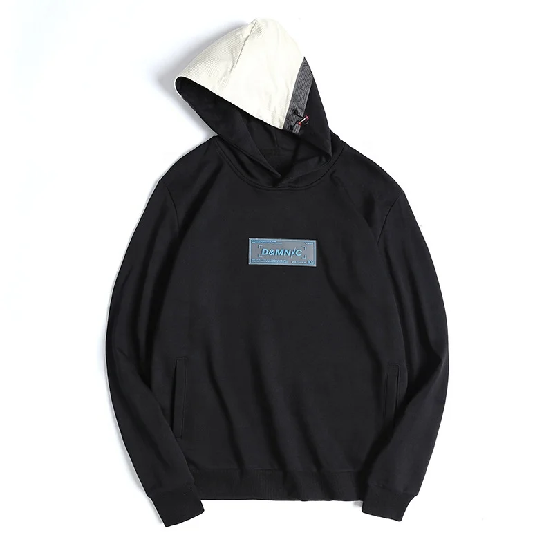

Wholesale High Quality Unisex Hip Hop French Terry Gym Wear Over Size Plain Hoodies Wholesale, Black