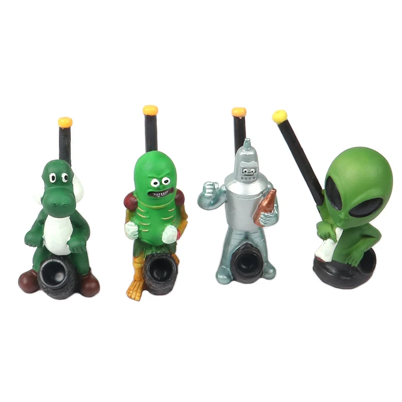 

yiwu new Alien resin smoking pipe creative shape smoking pipe wholesale, Colors