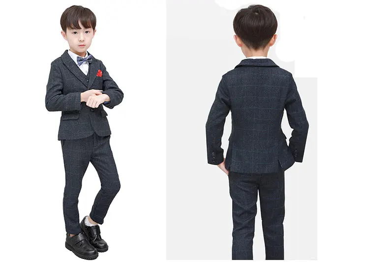 Performance wear kids gentleman boy children's clothing suit sets