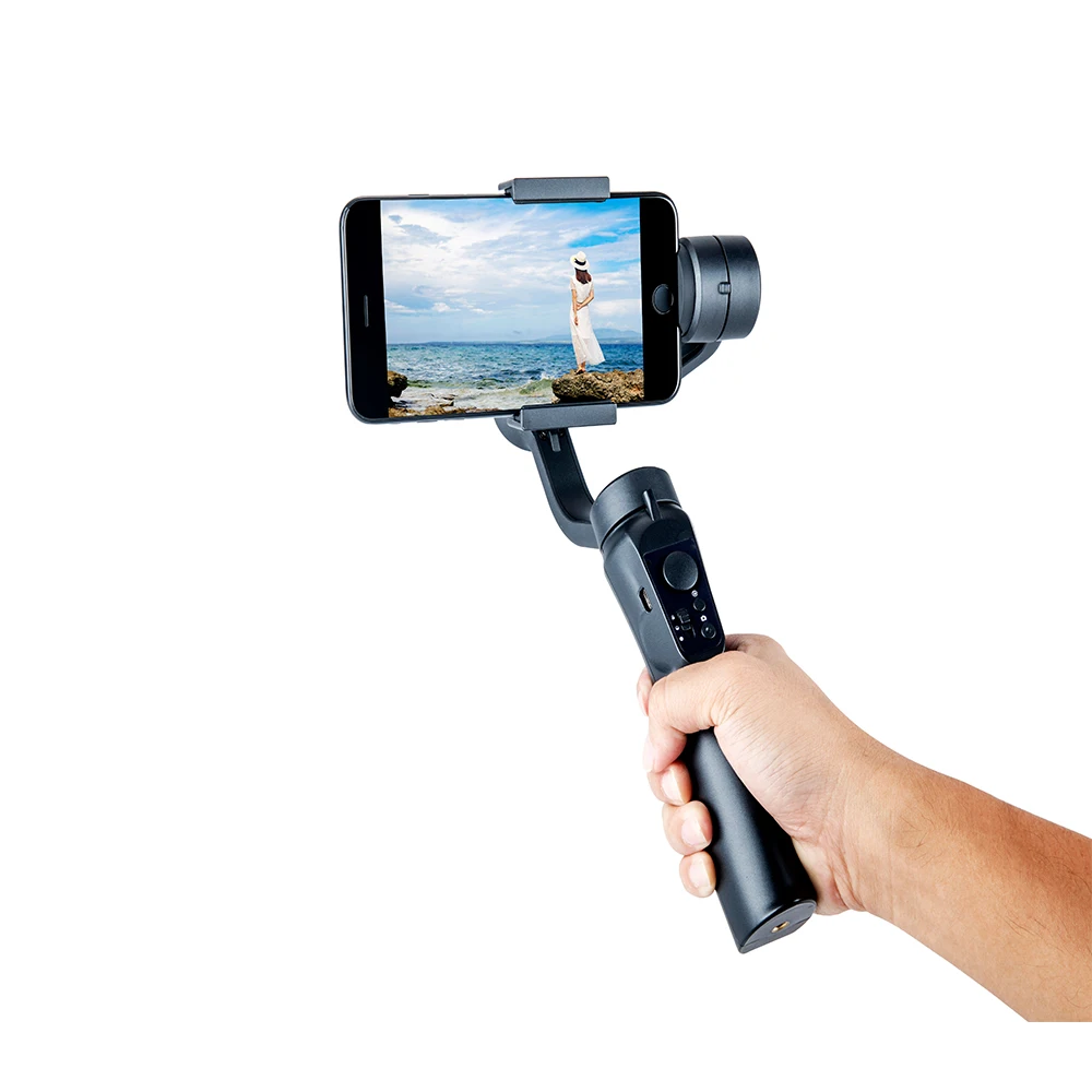 

New Arrival H4 3 - Axis Foldable Single Handheld Gimbal Videro Camera Stabilizer Selfie Stick