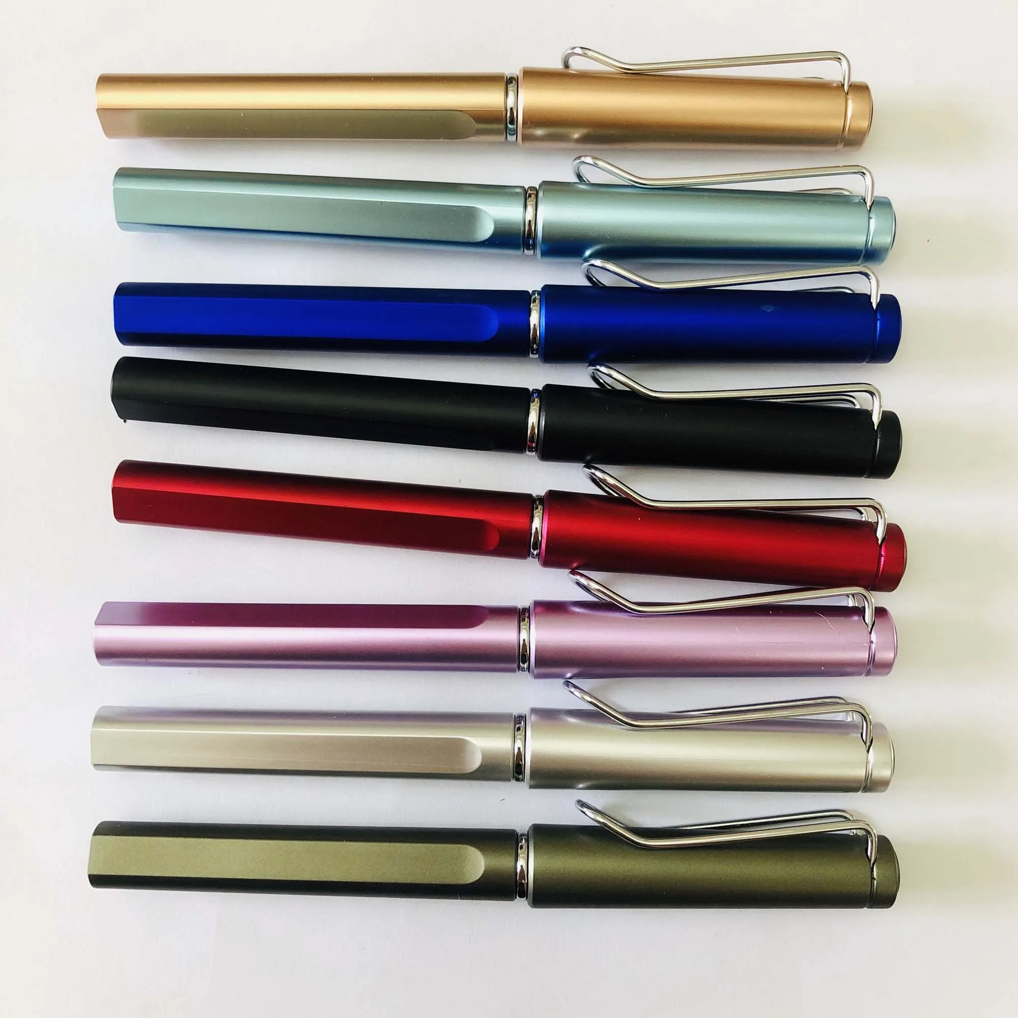 

High quality Neutral Pen Custom Stamping Advertising Pen Custom LOGO Gift Black Water Business gel promotion hotel company Pen, Black,red,blue,silver,grey,purple,teal,gold