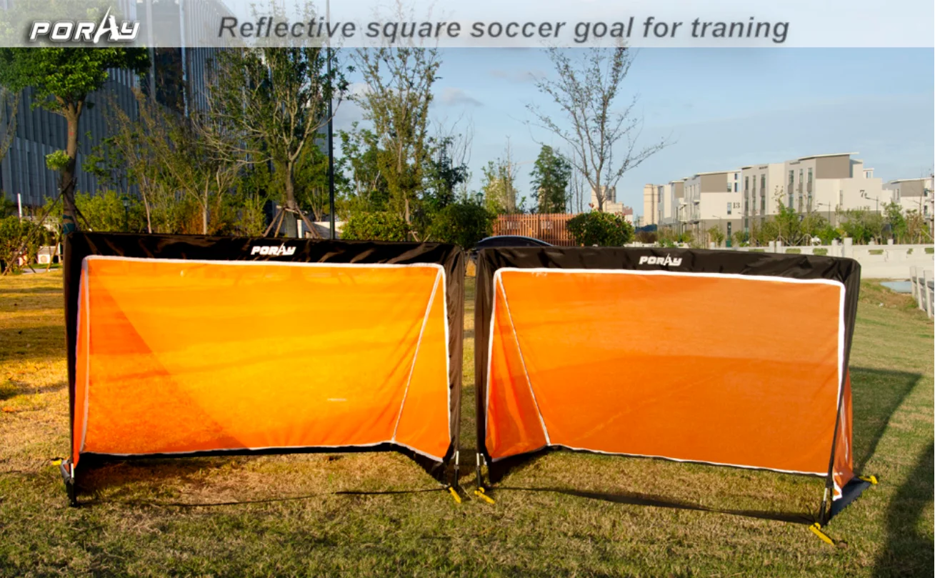 Portable Custom Soccer Goal Net Set Set Of Two 4' Pop Up Training