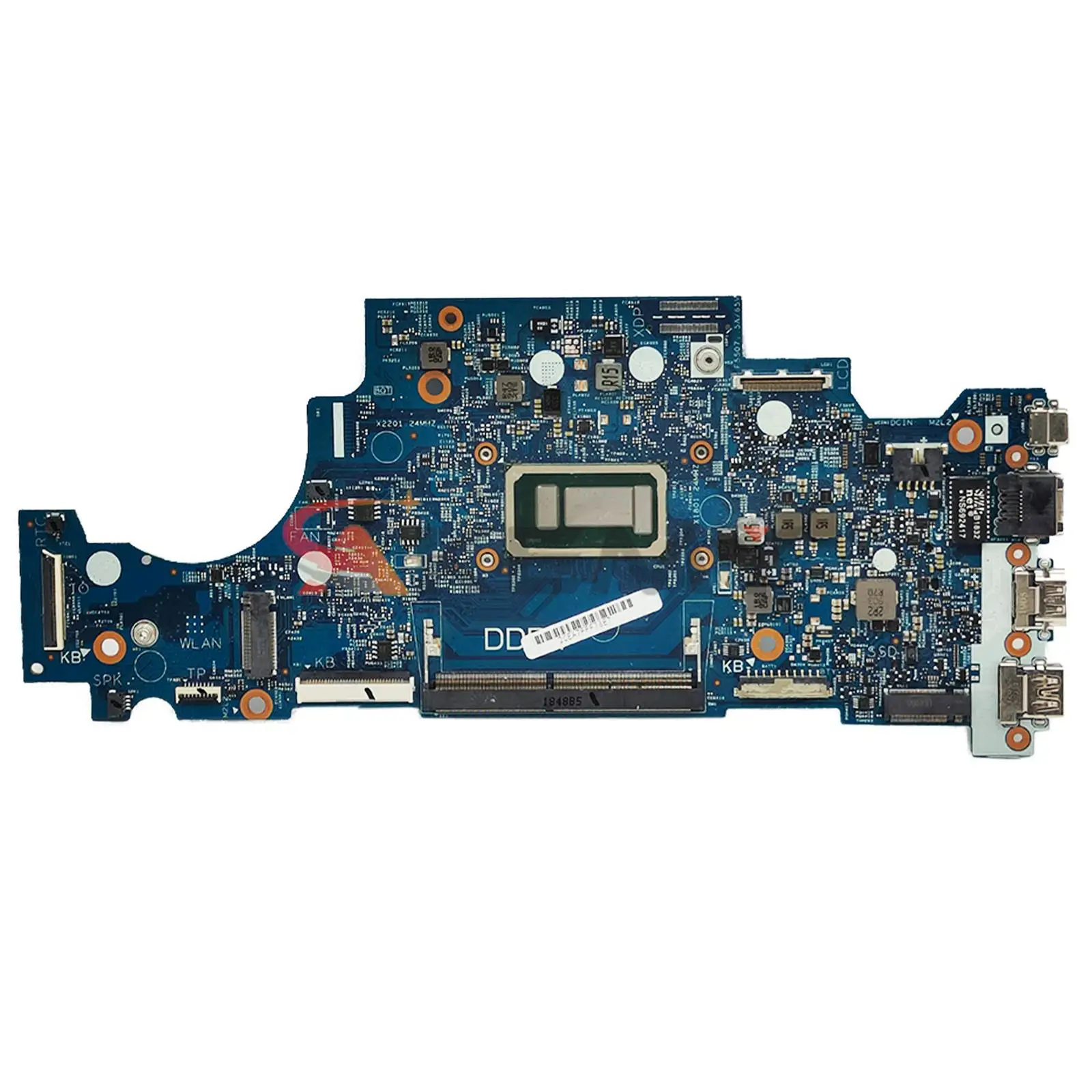 

For DELL Latitude 13 3300 Laptop motherboard i3 i5 8th Gen CPU with CN-0RV5W4 CN-0CMRW8 Notebook mainboard 17910-1