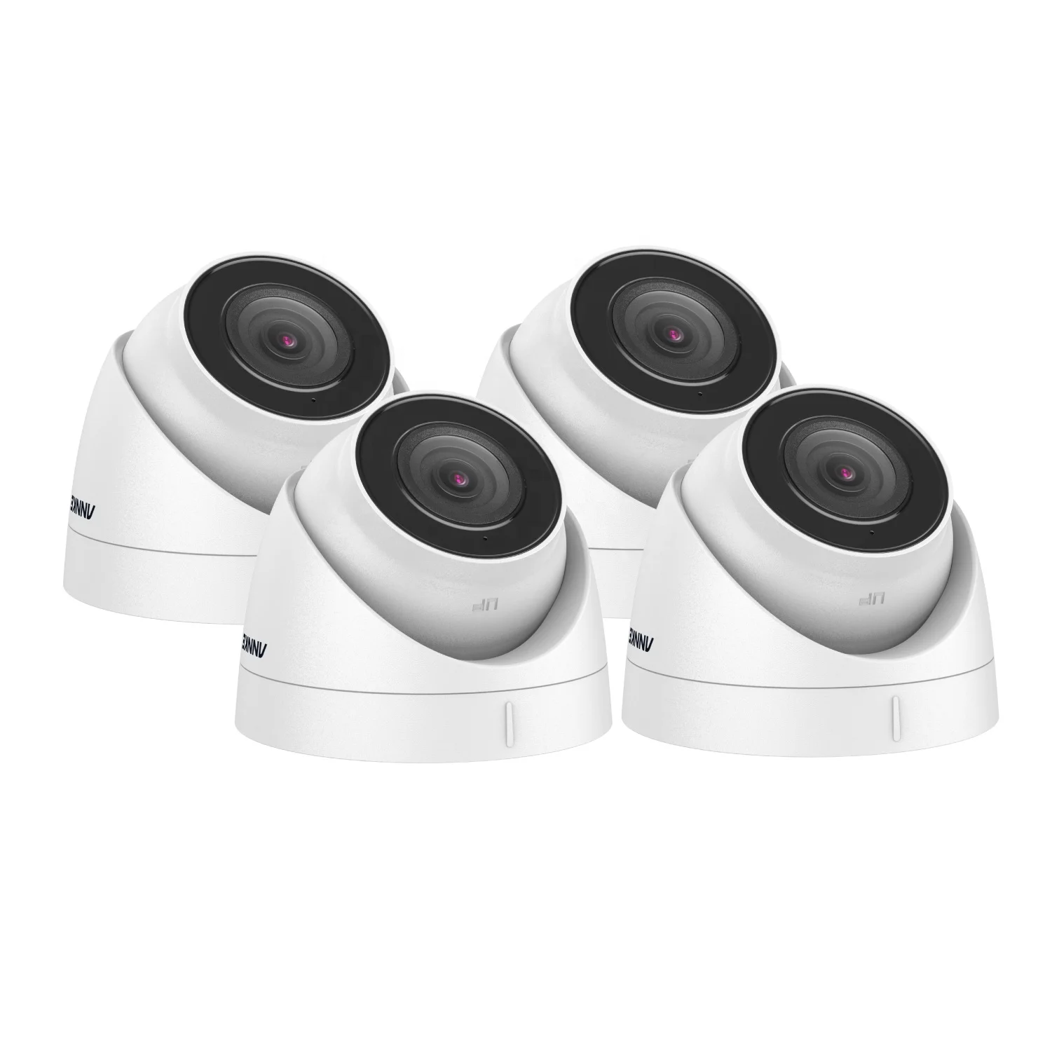 

ANNKE 4pcs PoE Camera 8MP AI Human and Vehicle Detection Audio Video PoE IP CCTV Camera 4K Wide Angle Outdoor Security Cameras