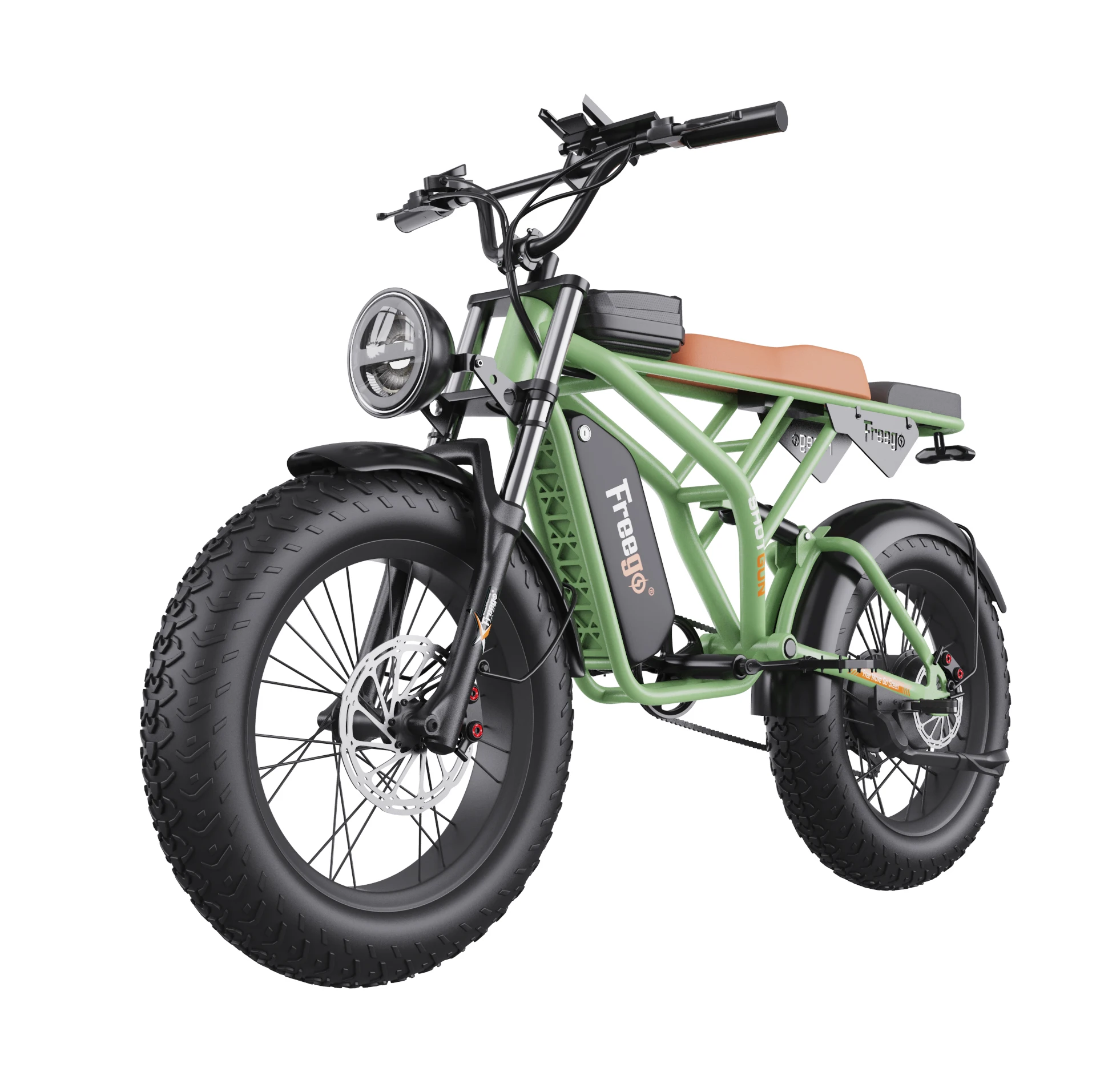 

US drop shopping Free mail F2 pro 1400W 48V 22.5Ah 50-80km 7 Speed 20 Inch Fat Tire Electric Bike