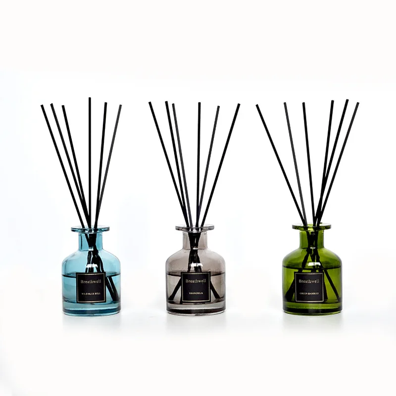 

Wholesale Round Glass Bottles with Sticks Home Fragrance Reed Diffuser
