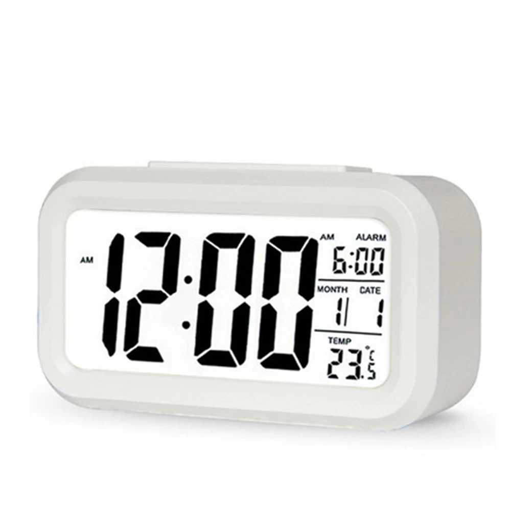 

Hot sale LED Digital Alarm Clock Backlight Snooze Mute Calendar Desktop Electronic Bcaklight Table clocks Desktop clock