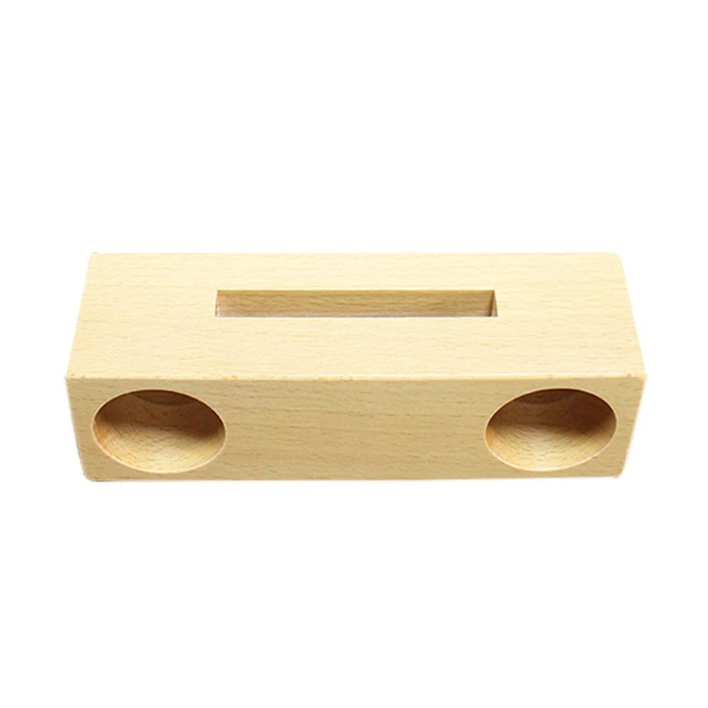 

Mobile Phone Loudspeaker Speaker Wooden Holder Sound Amplifier Bamboo Bracket Wood Desktop Stand, Natural wood color