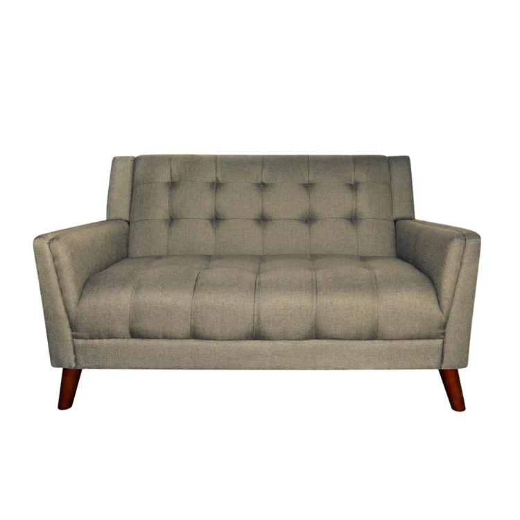 

Anvith Mid Century Modern Fabric Loveseat