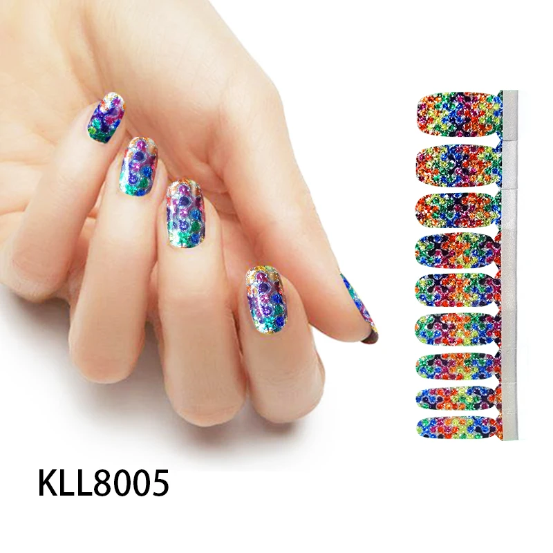 

KIKILEE mermaid glitter nail sticker for beauty DIY, All kinds;customized