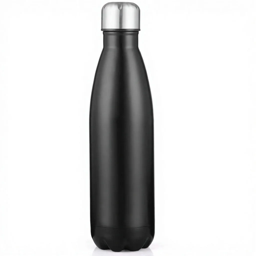 AOHEA Cola Shaped 304 Stainless Steel Sport Metal Customized Hot Anti Box Wall Logo Style Time Outdoor Water Bottle