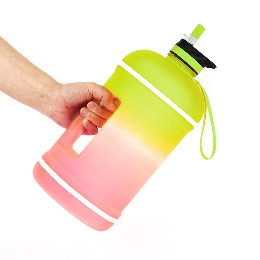 

3.78L big water bottle with custom logo 1 Gallon bpa free plastic sport water bottle, Can be customized