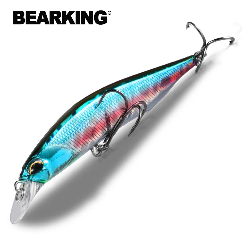 

BEARKING 85mm 8g hot model fishing lures hard bait 14color for choose minnow quality professional minnow depth1.3-1.8m