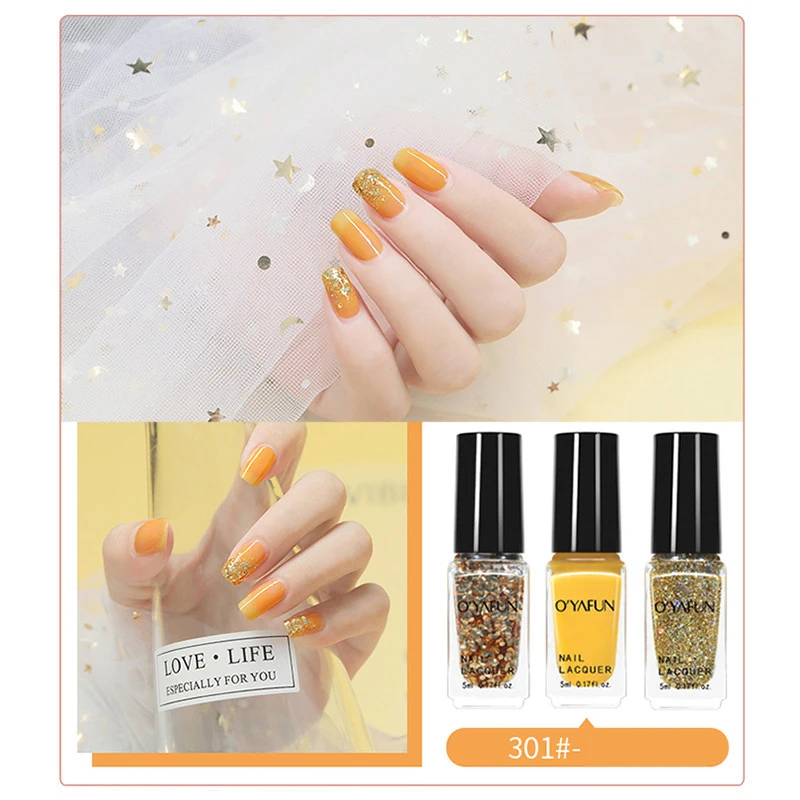 

9 design 3in1 oily nail polish set china wholesale nail polish long lasting quick dry no pungent smell nails polish