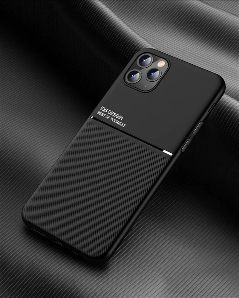 

Luxury Non-slip stripes phone Case For iPhone 11Pro XS MAX X XR XS Max 6 6S 7 8 Plus Matte Soft Silicone Shockproof back cover
