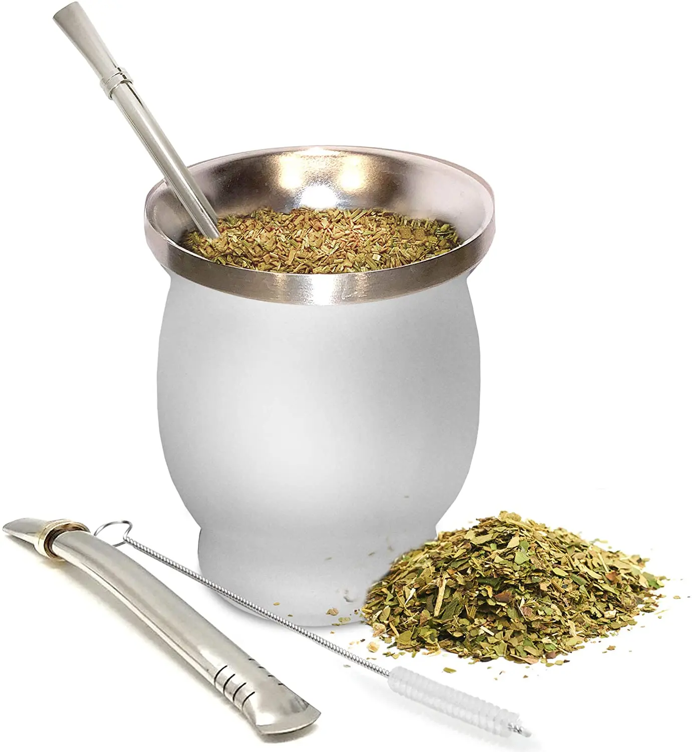 

Competitive Price Eco-Friendly Personalized Insulated Bombilla Straw Yerba Mate Cup