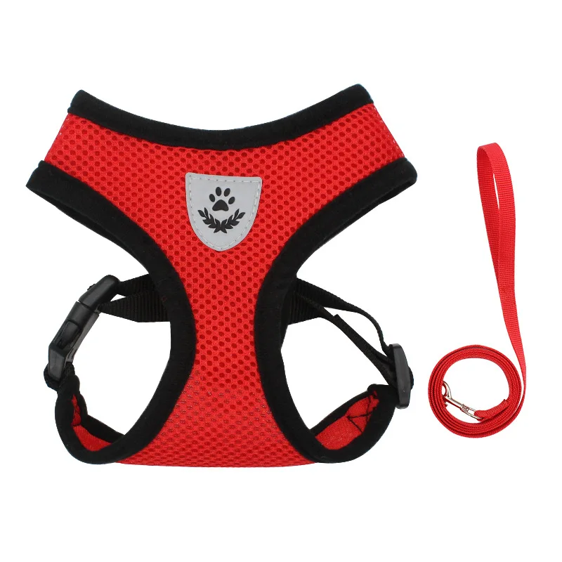 

Adjustable Pet Dog Cat Chest Straps Harness Leash Leads Collar Vest Small Pet Basic Halter Harnesses For Dog Pet, Many