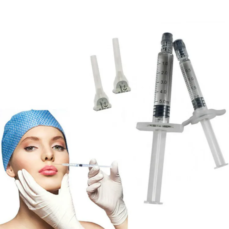 

Plastic Surgery 2ml Hyaluronic Acid Injectable Dermal Filler for face sculptra