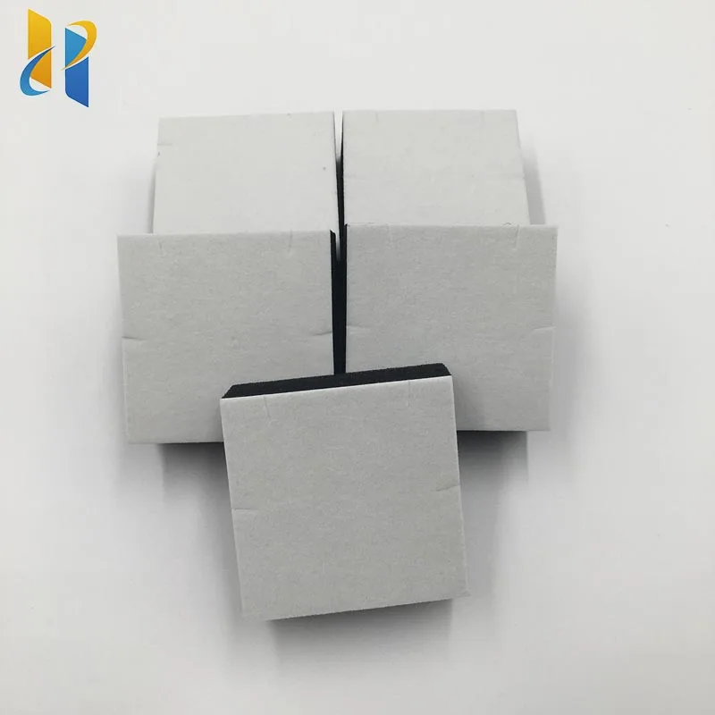 Oem Custom Cutting Foam Inserts With Velvet For Jewelry Ring Gift Box