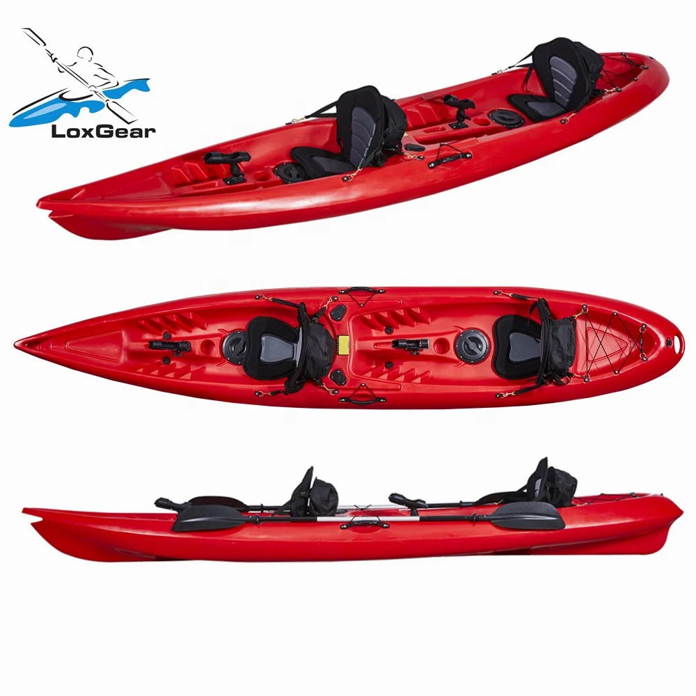

Cheap plastic kayak 2 person kayak sale for family fishing, Customized color