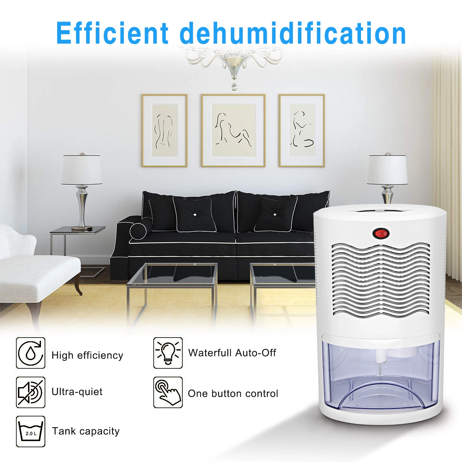 Dehumidifiers 2020 Home Appliance Dehumidifier Two Function Hepa Filter