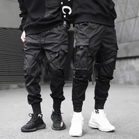 

2019 Men Multi-pocket Harem Hip Pop Pants Trousers Streetwear Sweatpants Hombre Male Casual Fashion Cargo Pants Men