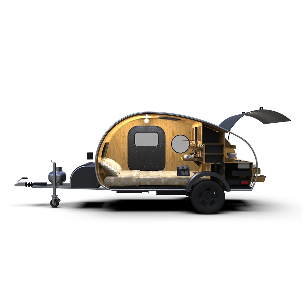 

outdoor 5th wheel rv mini caravans and motorhomes off road camper trailers teardrop trailer for sale, Customer's requirement