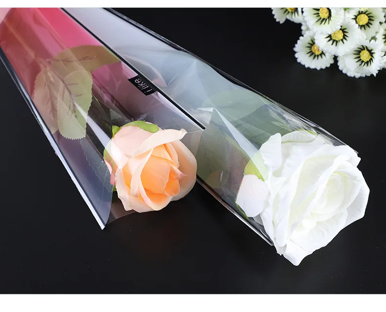 
flower sleeve paper wrapping single rose flower sleeve 