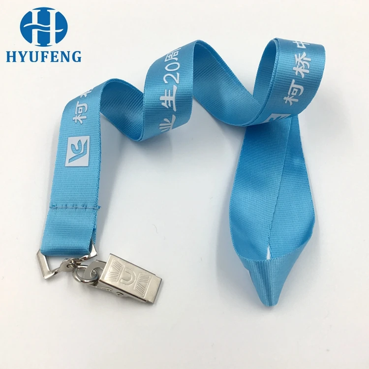 
Factory Direct Price 2.0*90Cm Custom Nylon Silkscreen Printed Lanyards With Printing Logo 
