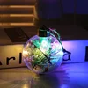 Hot selling Led lighted hand blown clear christmas ball ornaments bulk for christmas tree
