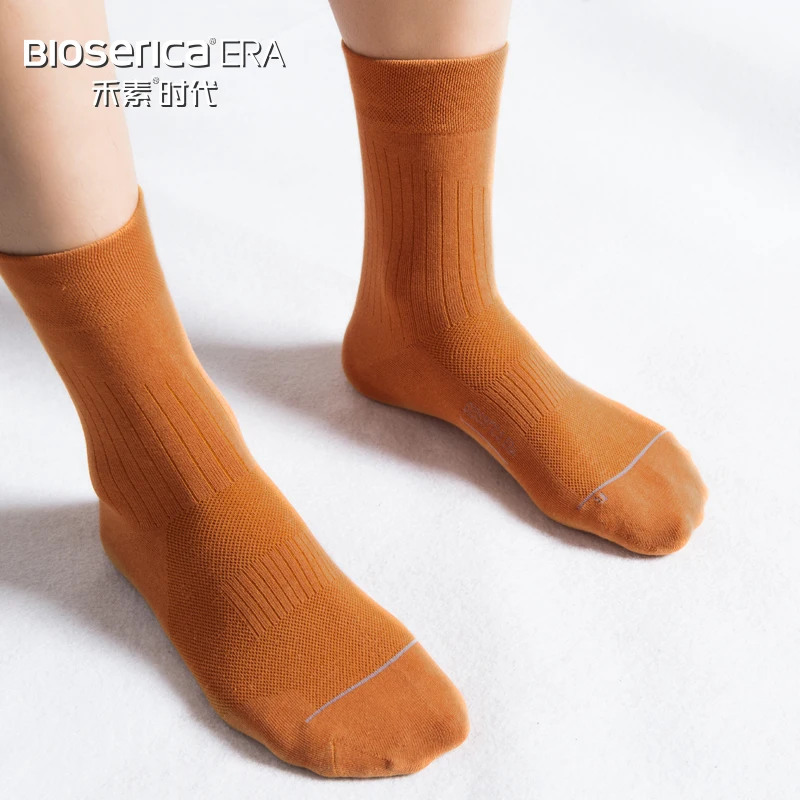 

Functional No Additive Antibacterial Socks Crew Say Goodbye to Smelly Feet- New for Winter Casual Crew High Knitted Regular