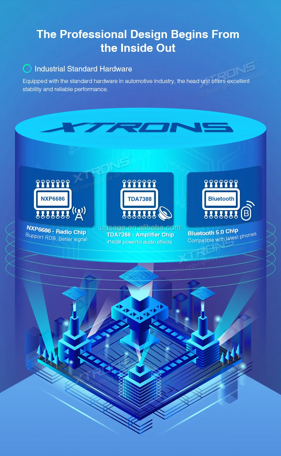 Xtrons 6.2" 2din Android Car Stereo For Kia Optima/picanto/morning/rio