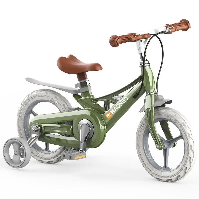 

12 & 14 & 16 Inch Kids Bike with Basket & Training Wheels for 2-7 Years Old Girls & Boys