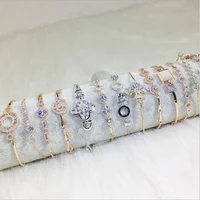 

Wholesale New Fashion Design Dubai 18k Gold Plated Zircon Jewelry Bracelet for Women