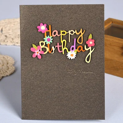 
Vintage woodcarving patch greeting card promotional thank you card decorating birthday cards 