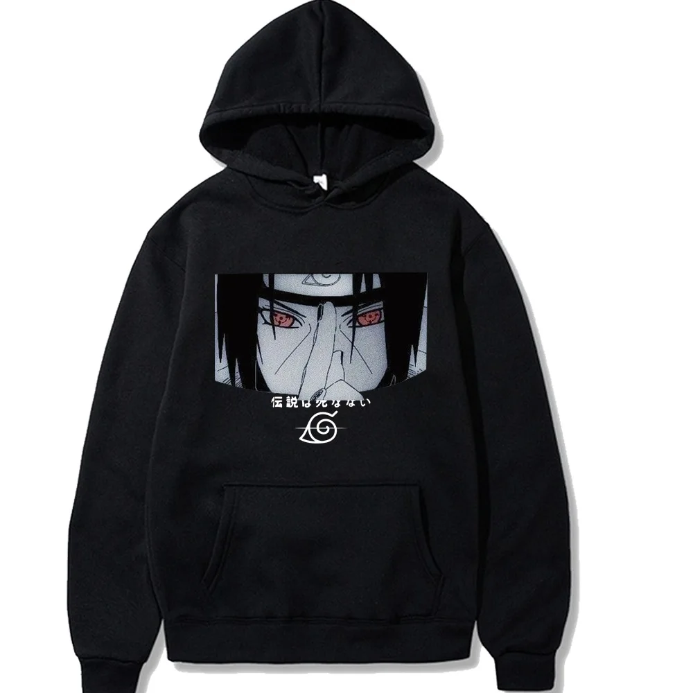 

NEW 2021 Hoodies Japanese Anime Men Funny Cartoon Akatsuki Hoodie Casual Streetwear Harajuku Hip Hop Tops Male/Female, Picture shows