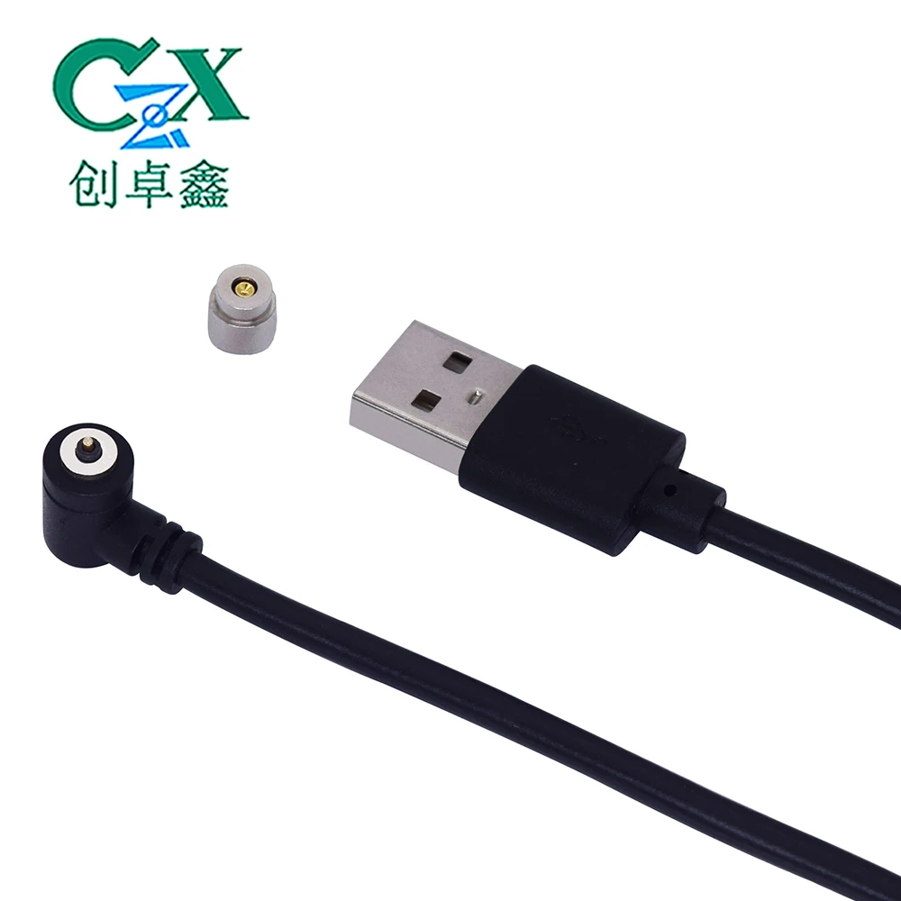 

Smart watchr black 1pin magnetic data cable magnetic pogo usb charging cable