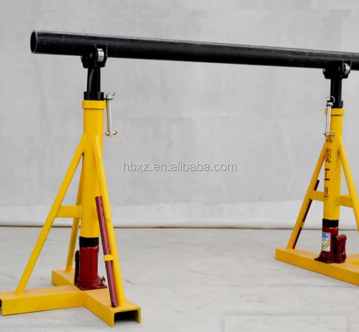 Ground Cable Laying Hydraulic Drum Jacks Cable Jacks For Wire Releasing Hydraulic Type Cable