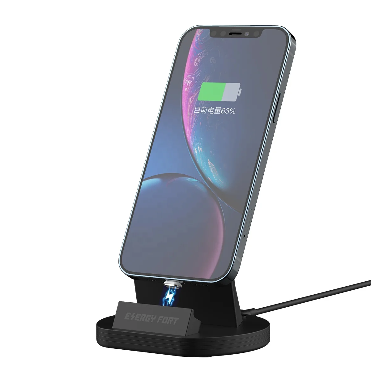 

SIKAI 11th Gen 5A Super Fast Charging Magnetic Charge Dock Stand USB Cable For Huawei Mate 40 Pro Magnet Quick Charger, Black