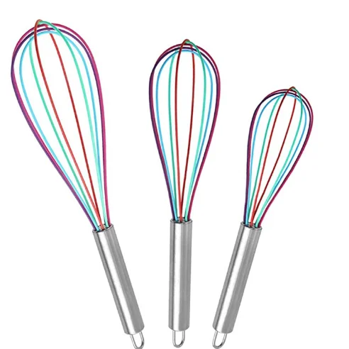 

Amazon Silicone Balloon Whisk Kitchen Whisk With Stainless Grip Handle for Blending, Customized