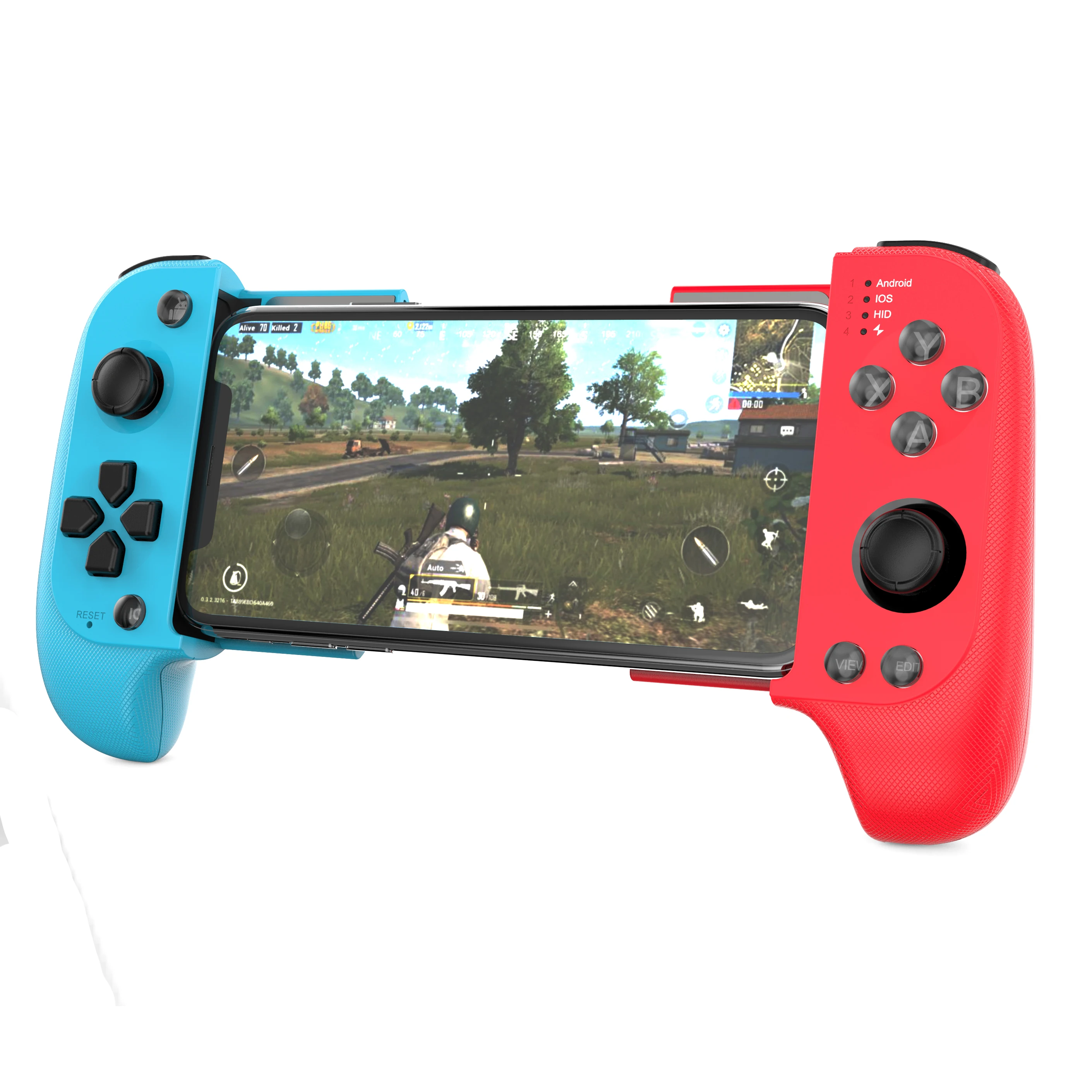 
Wireless Bluetooth Android IOS mobile game controller vertical screen game gamepad for PUBG joystick & game controller 