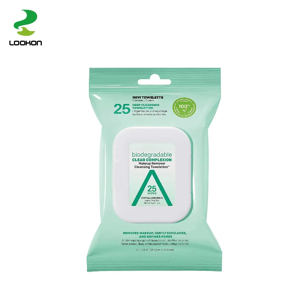

Lookon OEM magic wet wipes makeup face wet wipes mascara