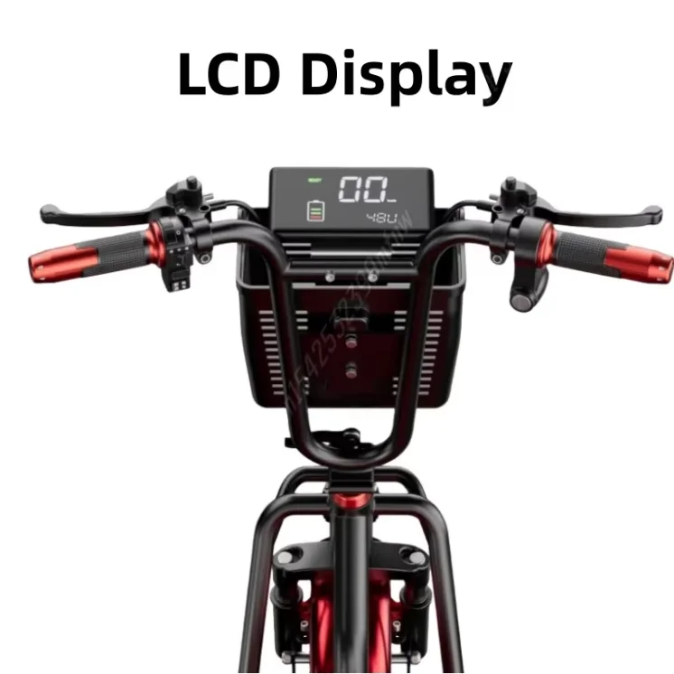 Family Double Motor Electric Scooter Senior Folding Removable Battery/Basket 48V 1000W Powerful Electric Tricycle Adults Girls
