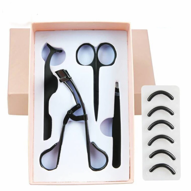 

4Pcs/Set Eyelash Applicator Lash Tweezers Curlers Eyebrow Clip Tweezer Vendor, Customer's choice