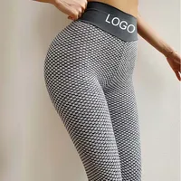 

Custom Fitness Yoga Wear Women Logo Print Sexy Scrunch Butt Leggings High Waisted Workout Leggings Women Fitness Gym Wear Women