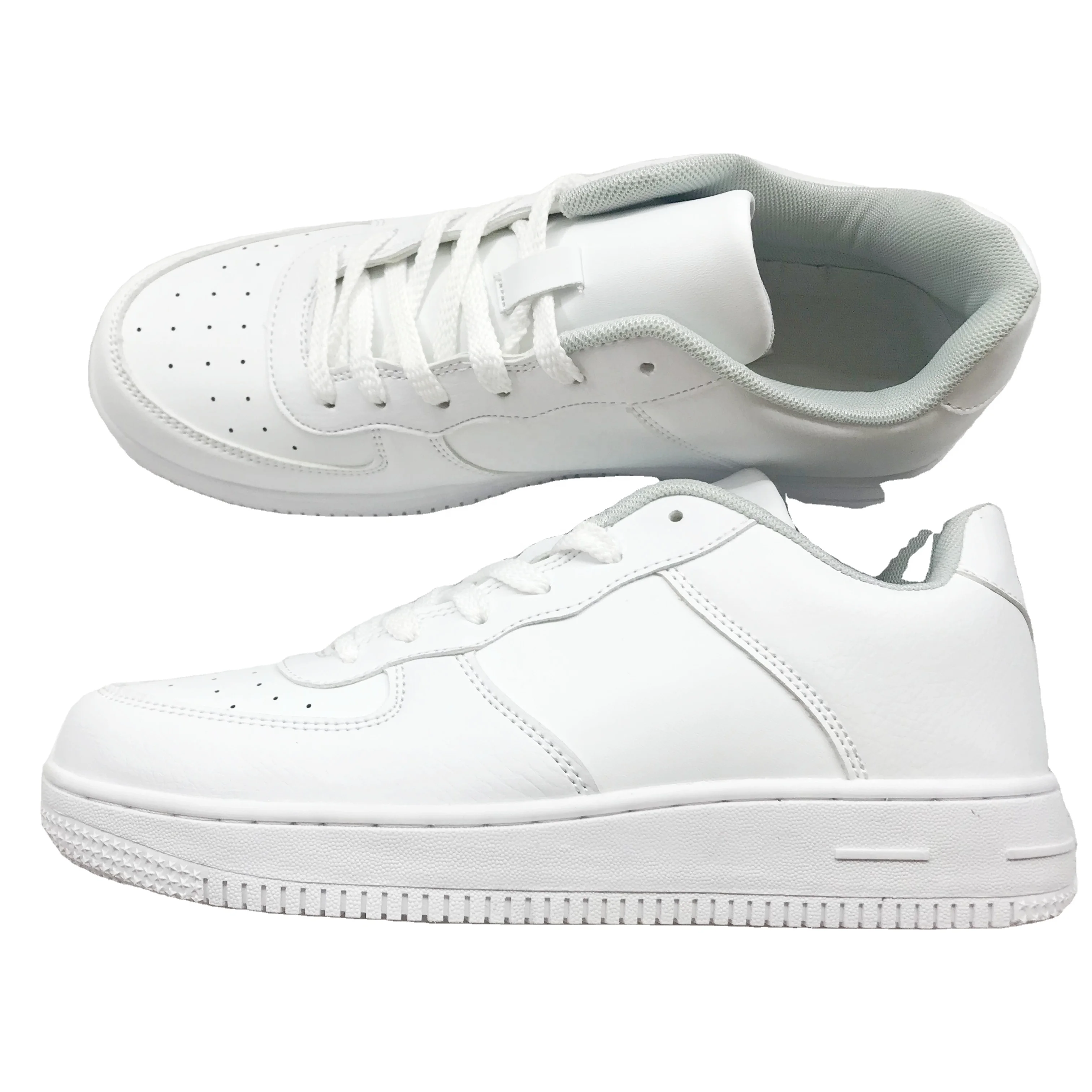 

Top quality Branded A Fashion White Force 1 air shoes rubber top grain leather upper Low cut Sneakers Mens Womens Shoes