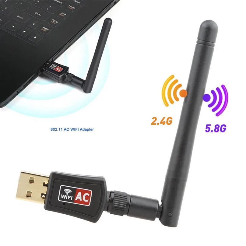

600Mbps USB wifi Adapter 600M Dual Band WI-FI wifi Wireless Network card Dongle 5G AC600 2.4GHz 5.8GHz LAN with 2DB Antenna 11AC